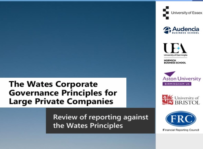 Wates Corporate Governance Principles for Private Companies